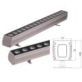 Lavadora de pared LED de alta potencia de 18W DMX512RGB LED Lavado de pared